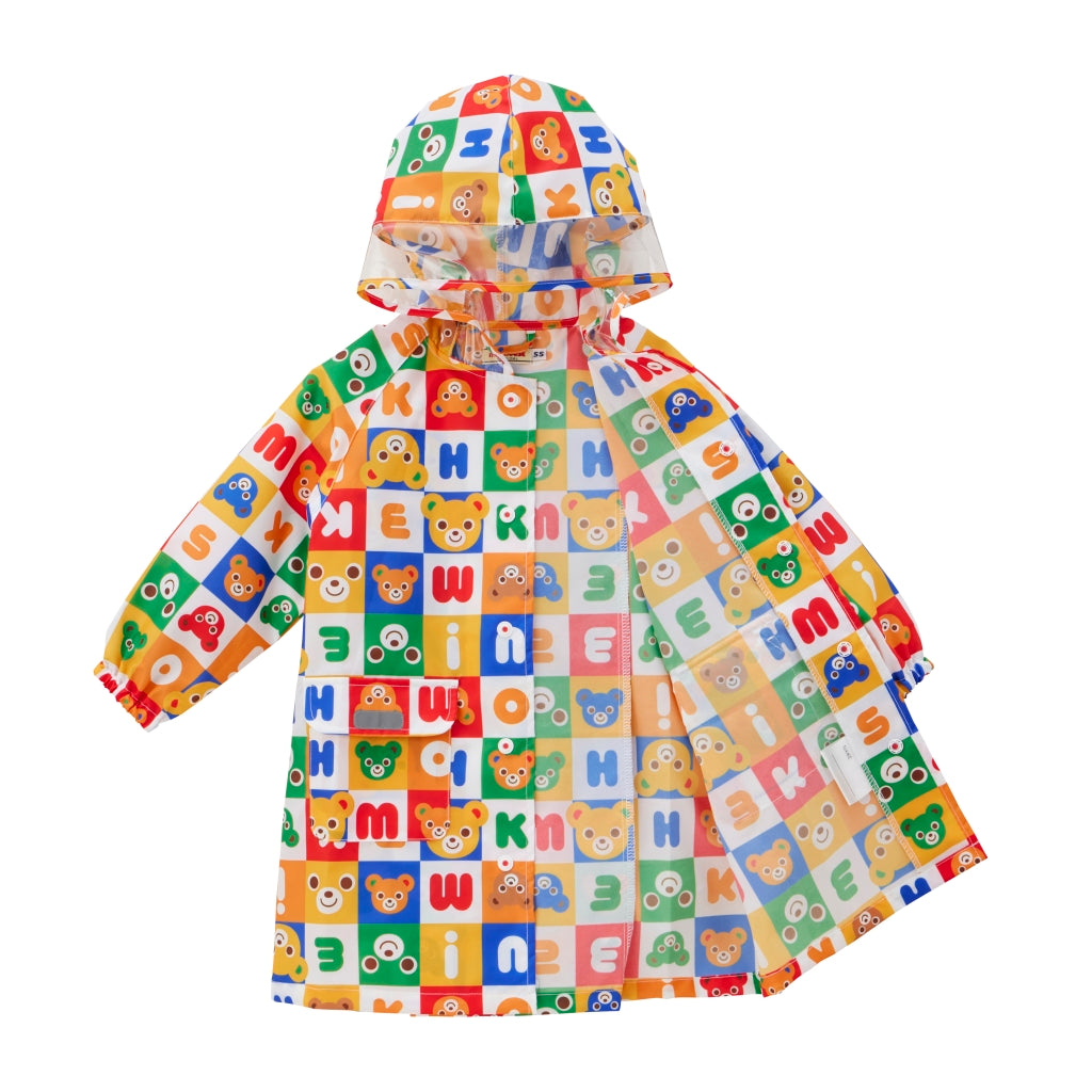 Pucchi Colour-Block Rain Coat