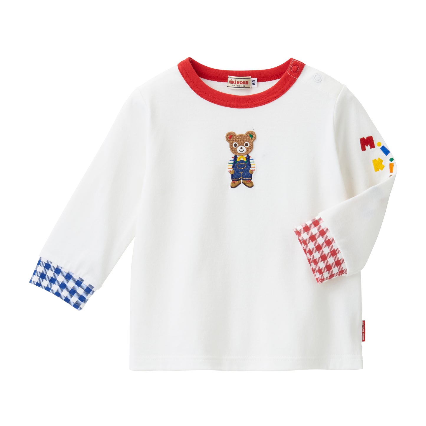 Long-Sleeve Tees with raised Pucchi bear