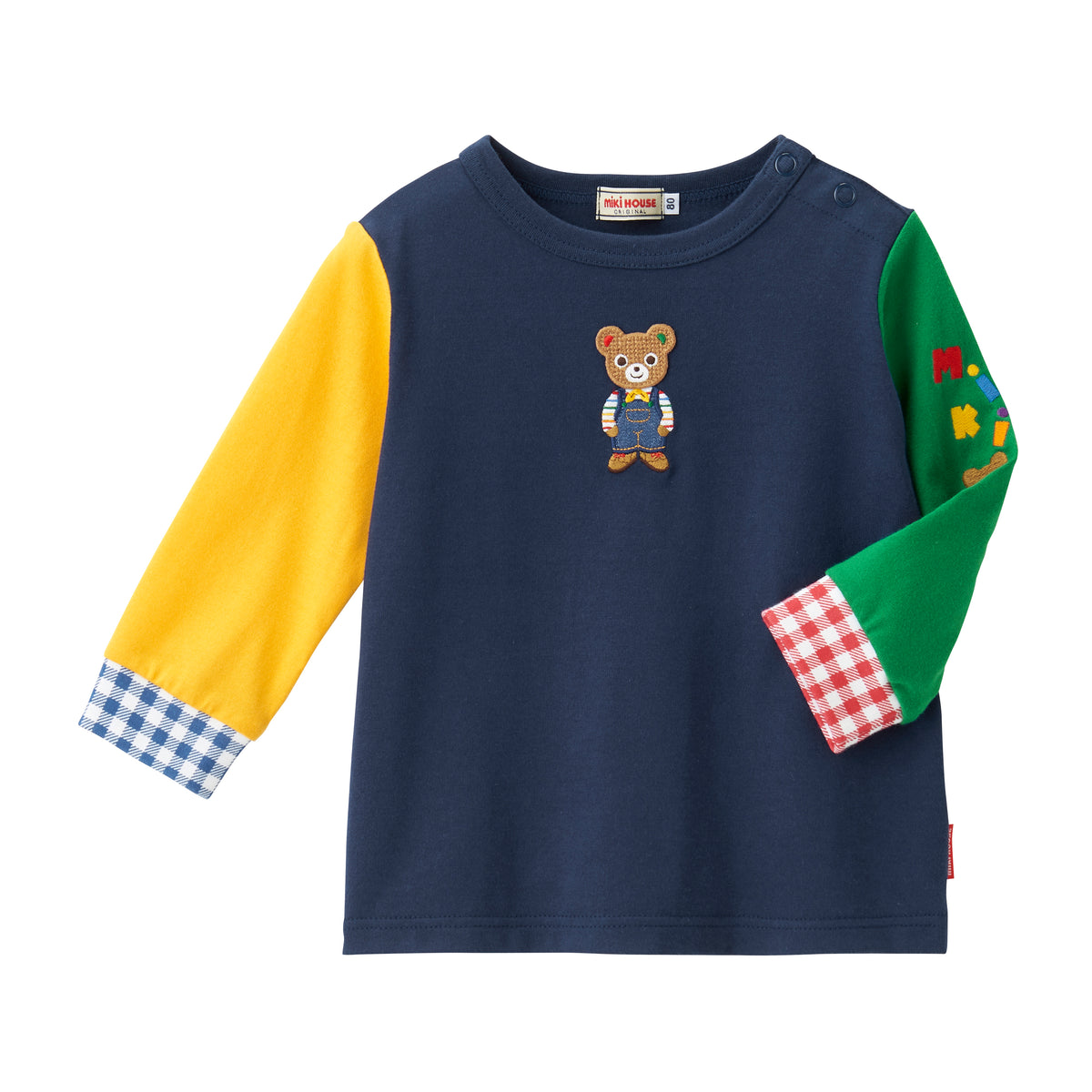 Long Sleeve Tees raised Pucchi bear