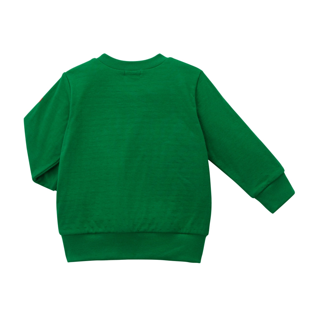 Gingham Bear Motif Sweater