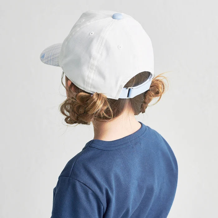 MIKI HOUSE Plaid Cap (UV Protection)