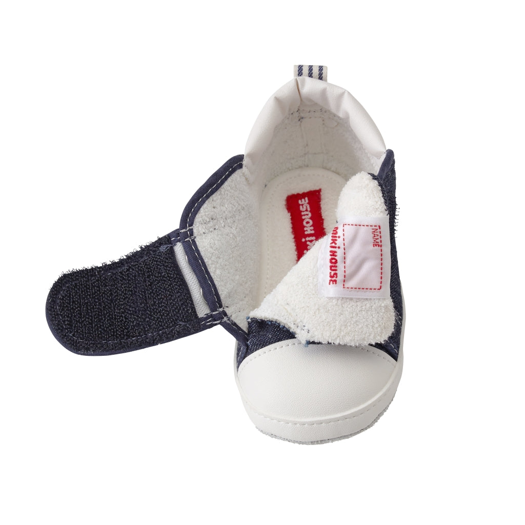 My Pre-Walking Shoes-High Top Style - Navy