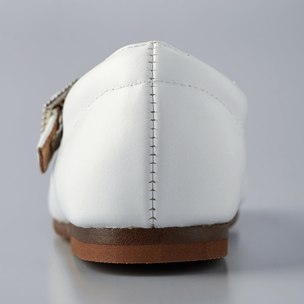 Premium Cowhide Strap Shoes (Timeless Elegance in Natural Leather)