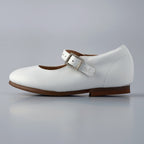 Premium Cowhide Strap Shoes (Timeless Elegance in Natural Leather)
