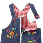Classic MIKI HOUSE Bear Vehicle Overalls