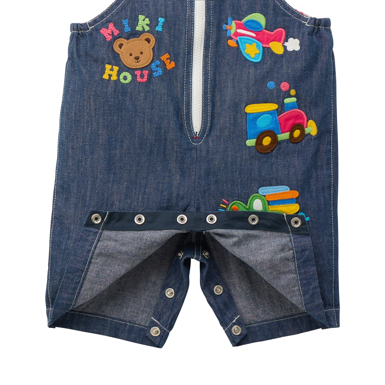 Classic MIKI HOUSE Bear Vehicle Overalls