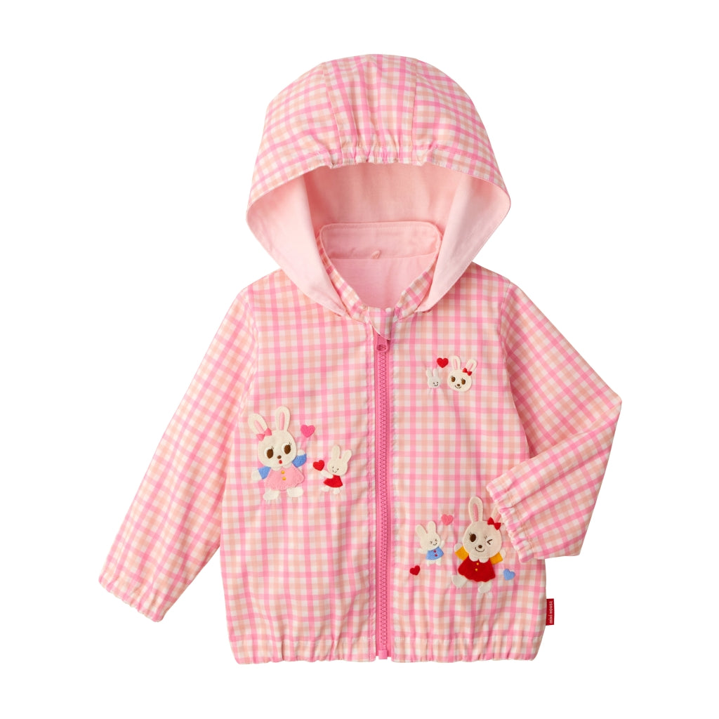 Usako's Reversible Gingham Windbreaker (UV Protection)