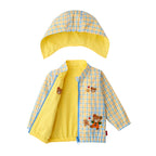 Pucchi's Reversible Gingham Windbreaker (UV Protection)