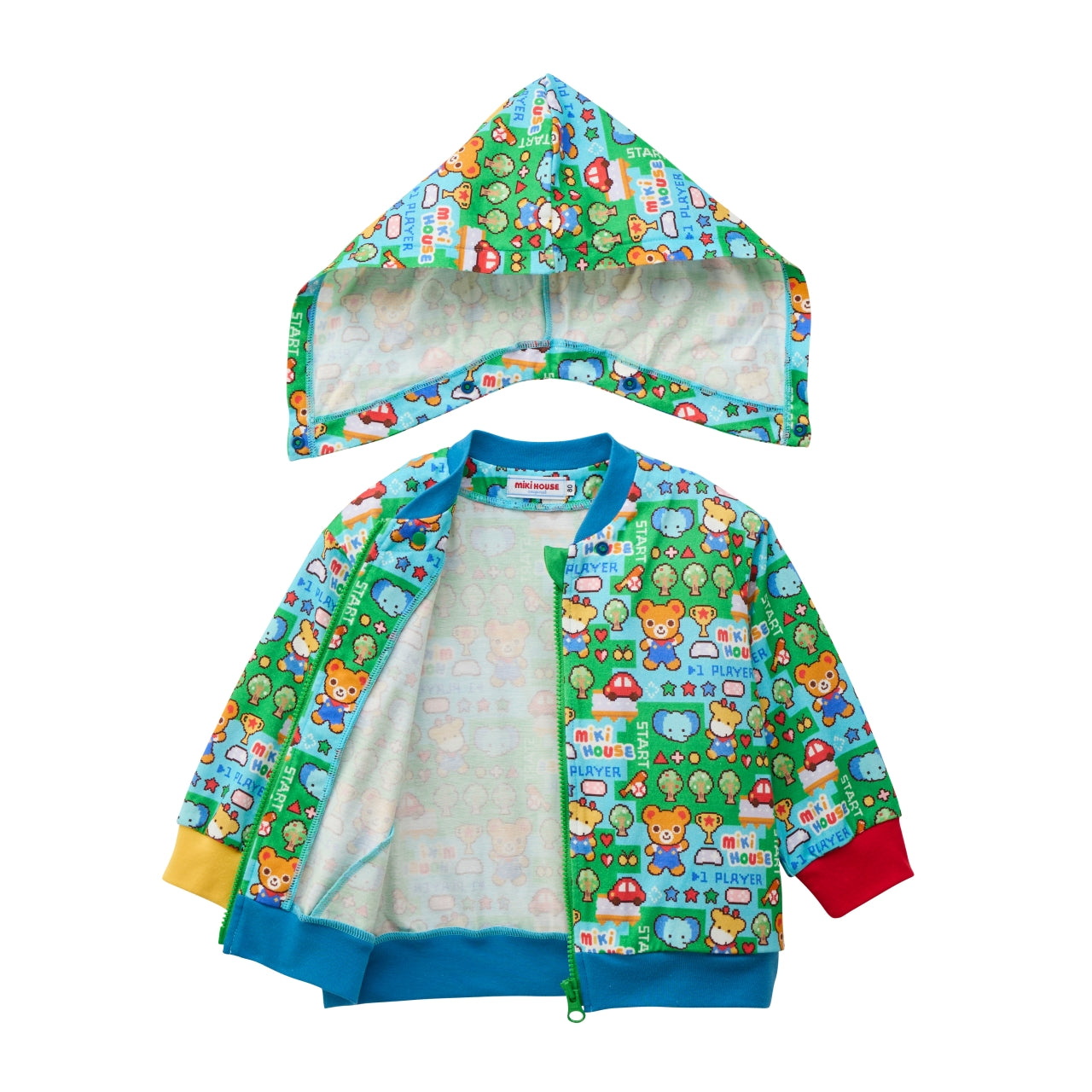 Retro Game Print Hoodie