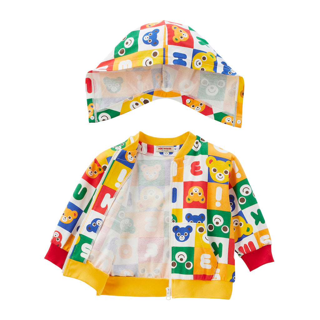 Pucci x Logo Blocks Zip-Up Hoodie (UV Protection)