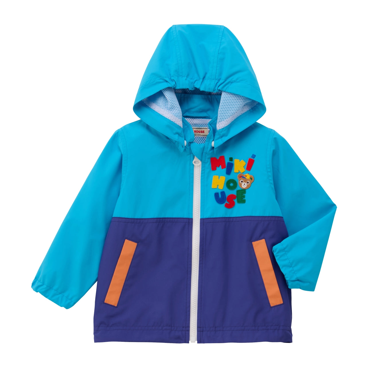 Two-Tone Blue Pucchi Windbreaker