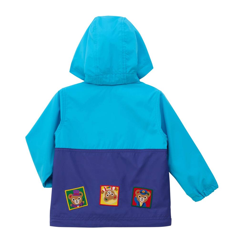 Two-Tone Blue Pucchi Windbreaker
