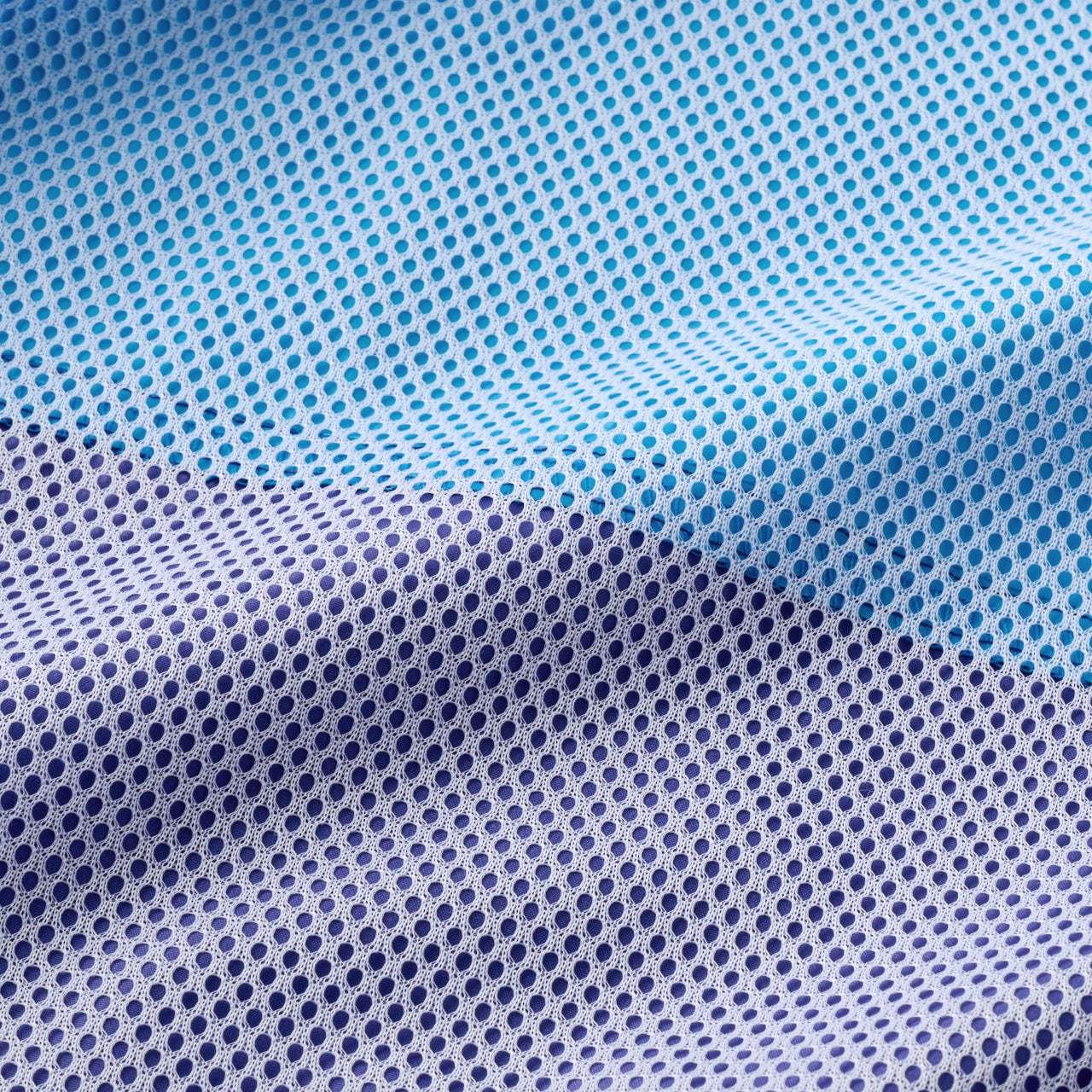 Two-Tone Blue Pucchi Windbreaker