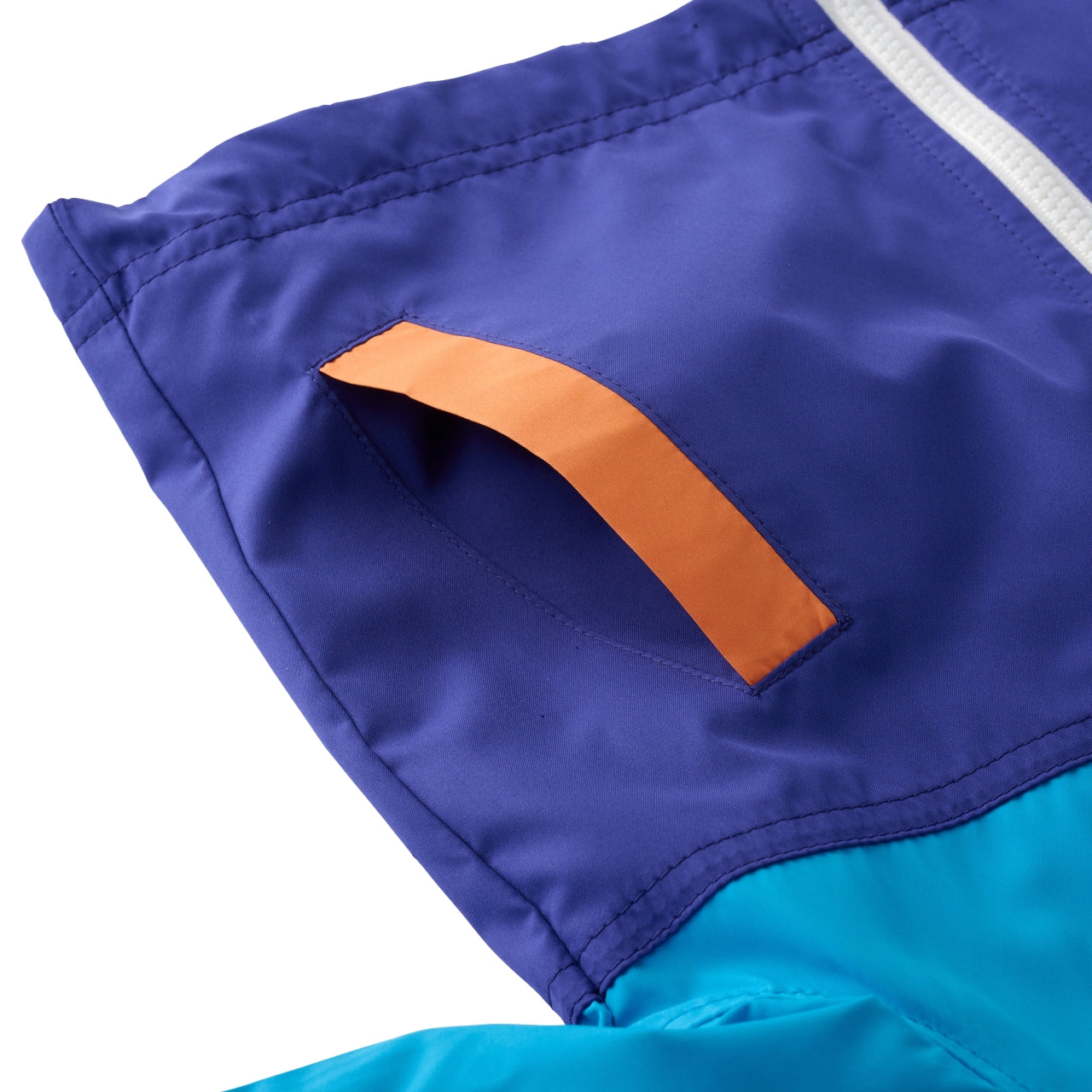 Two-Tone Blue Pucchi Windbreaker