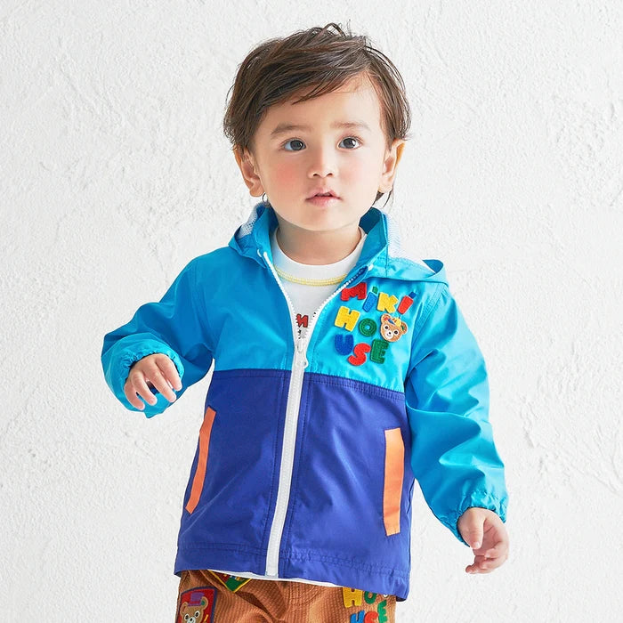 Two-Tone Blue Pucchi Windbreaker