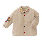 Sailor Bear Gingham Blouse