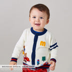 Cotton Knit Cardigan with Pucchi and Friends