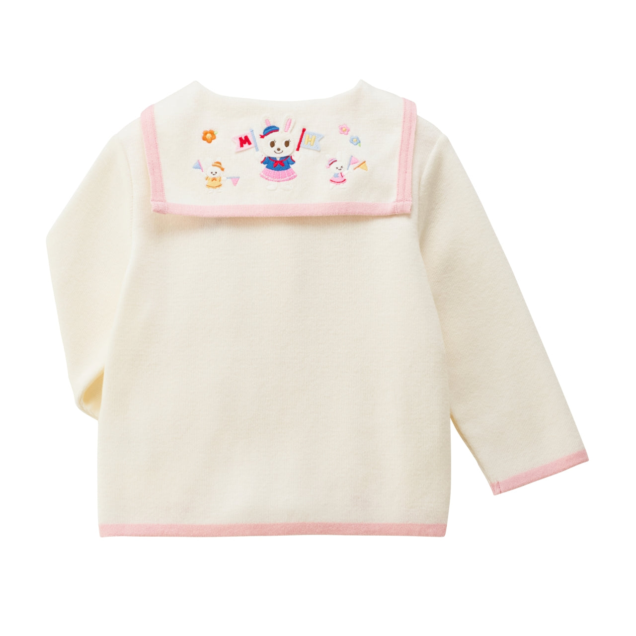 Sailor Collar Spring Marine Collection Cotton Knit Cardigan