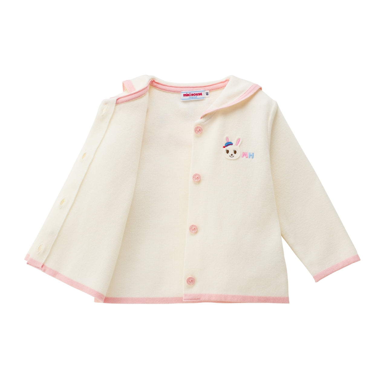 Sailor Collar Spring Marine Collection Cotton Knit Cardigan