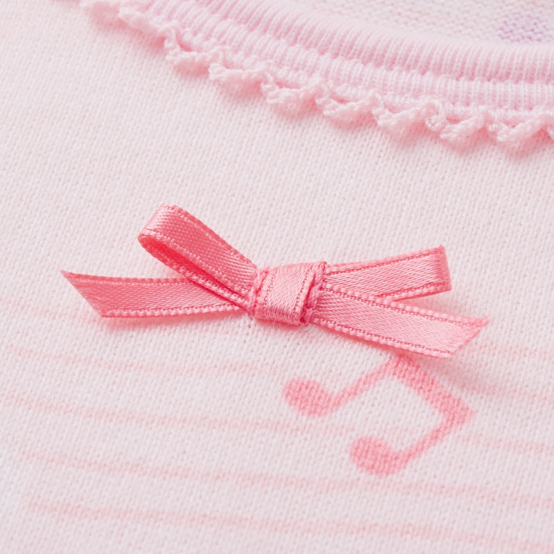 Usako & Music Note Print Cotton Pajamas