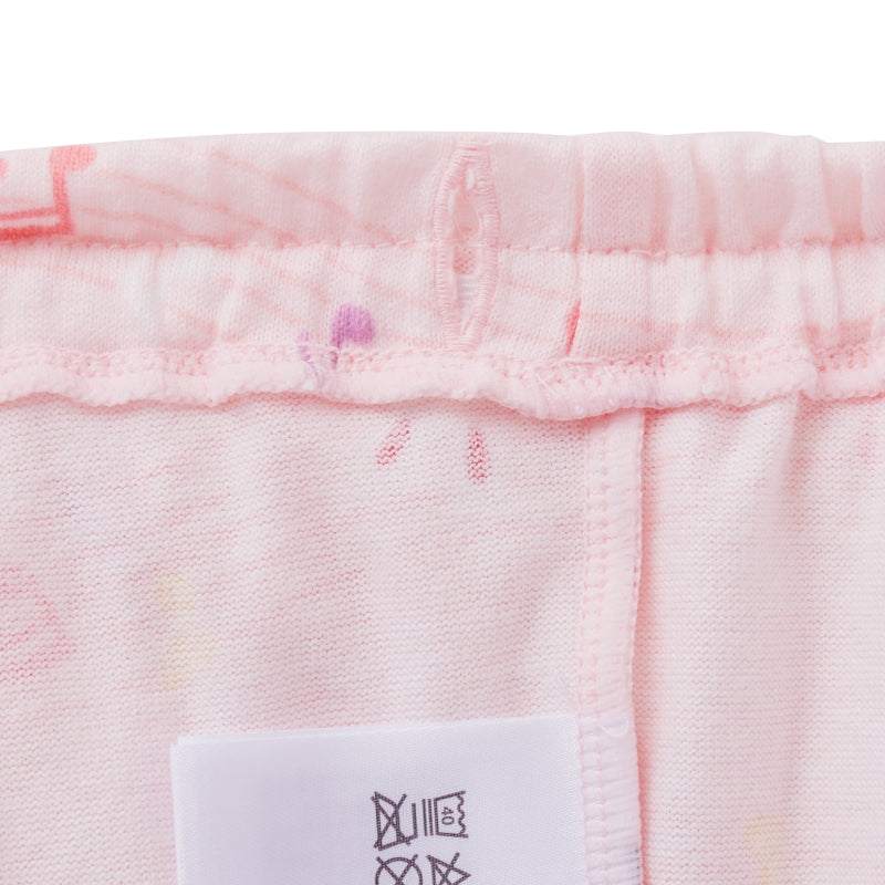 Usako & Music Note Print Cotton Pajamas