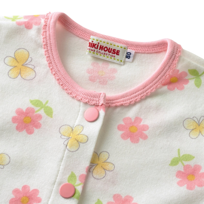 Bunny and Floral Long-Sleeve Pajamas