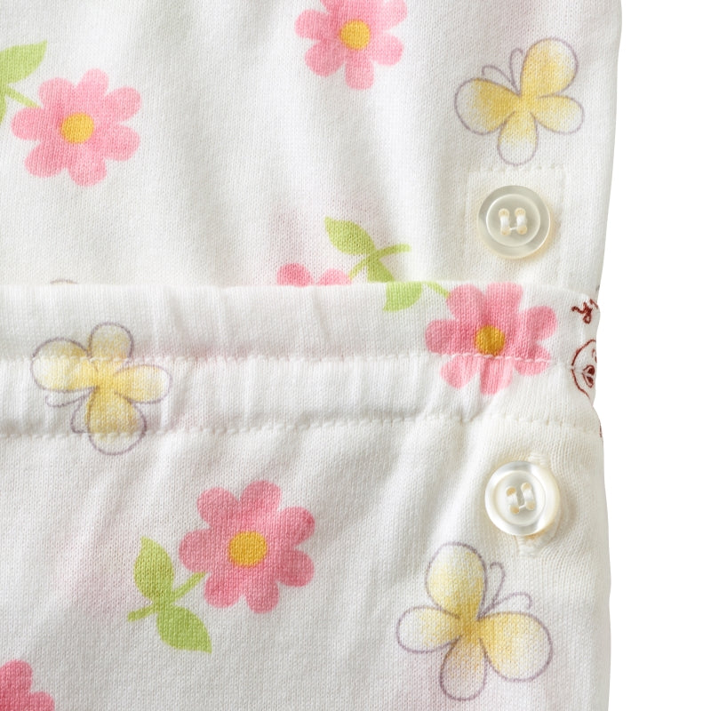 Bunny and Floral Long-Sleeve Pajamas