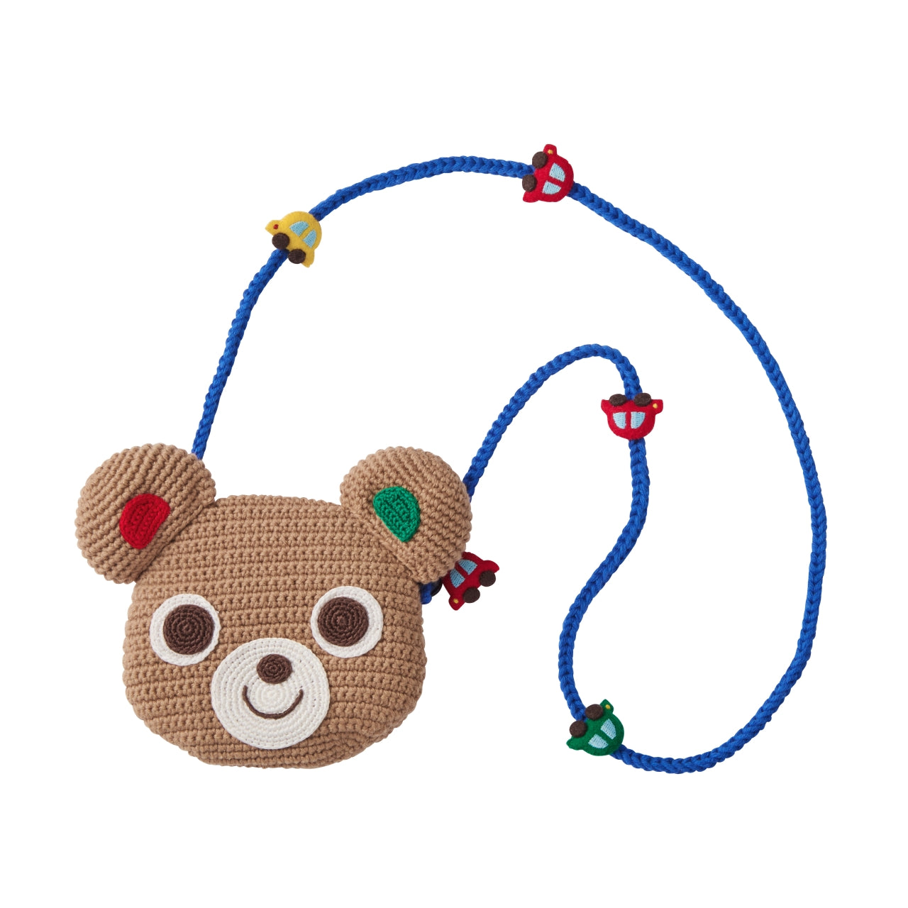 Artisanal Hand-Knitted Pucchi Bear Shoulder Pouch