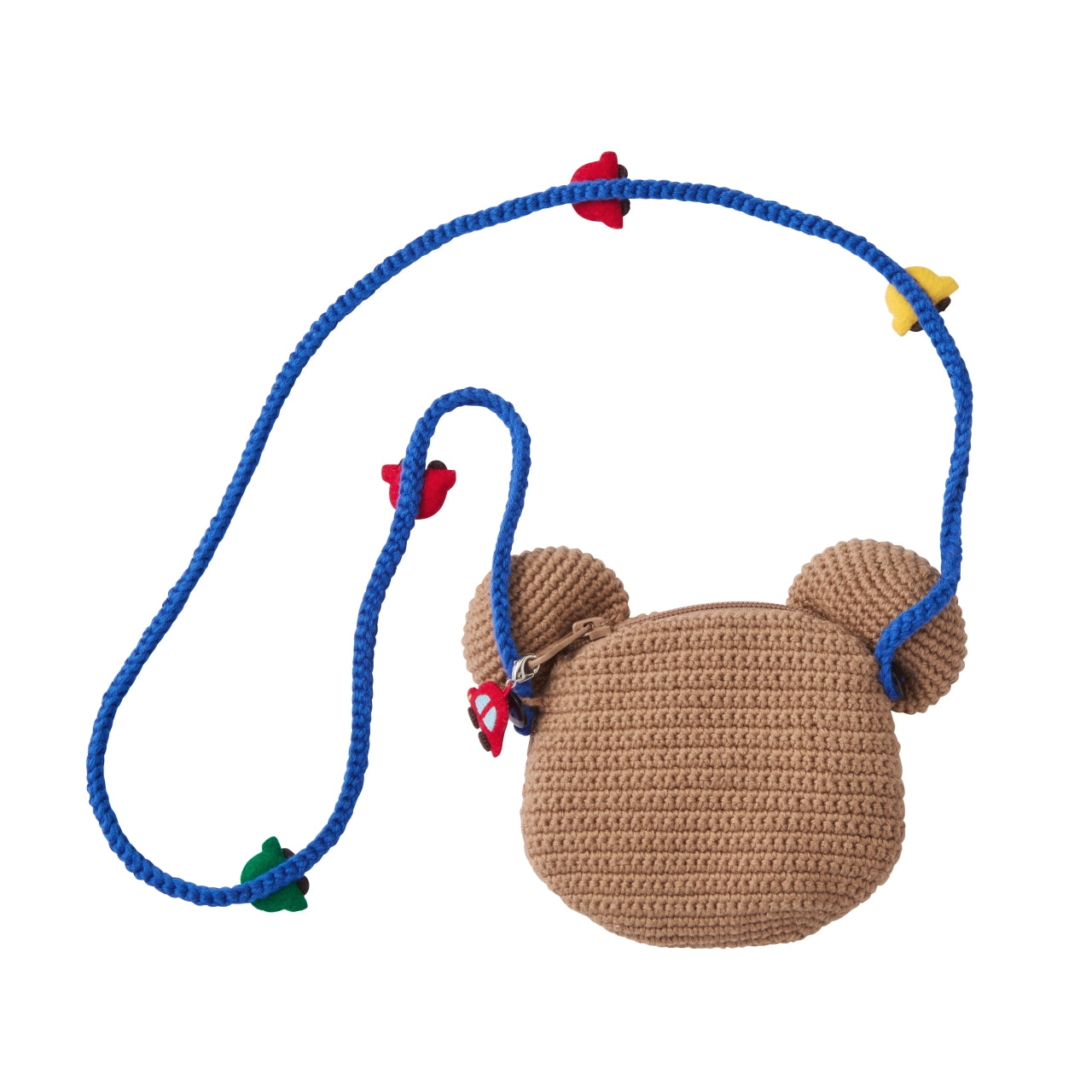 Artisanal Hand-Knitted Pucchi Bear Shoulder Pouch