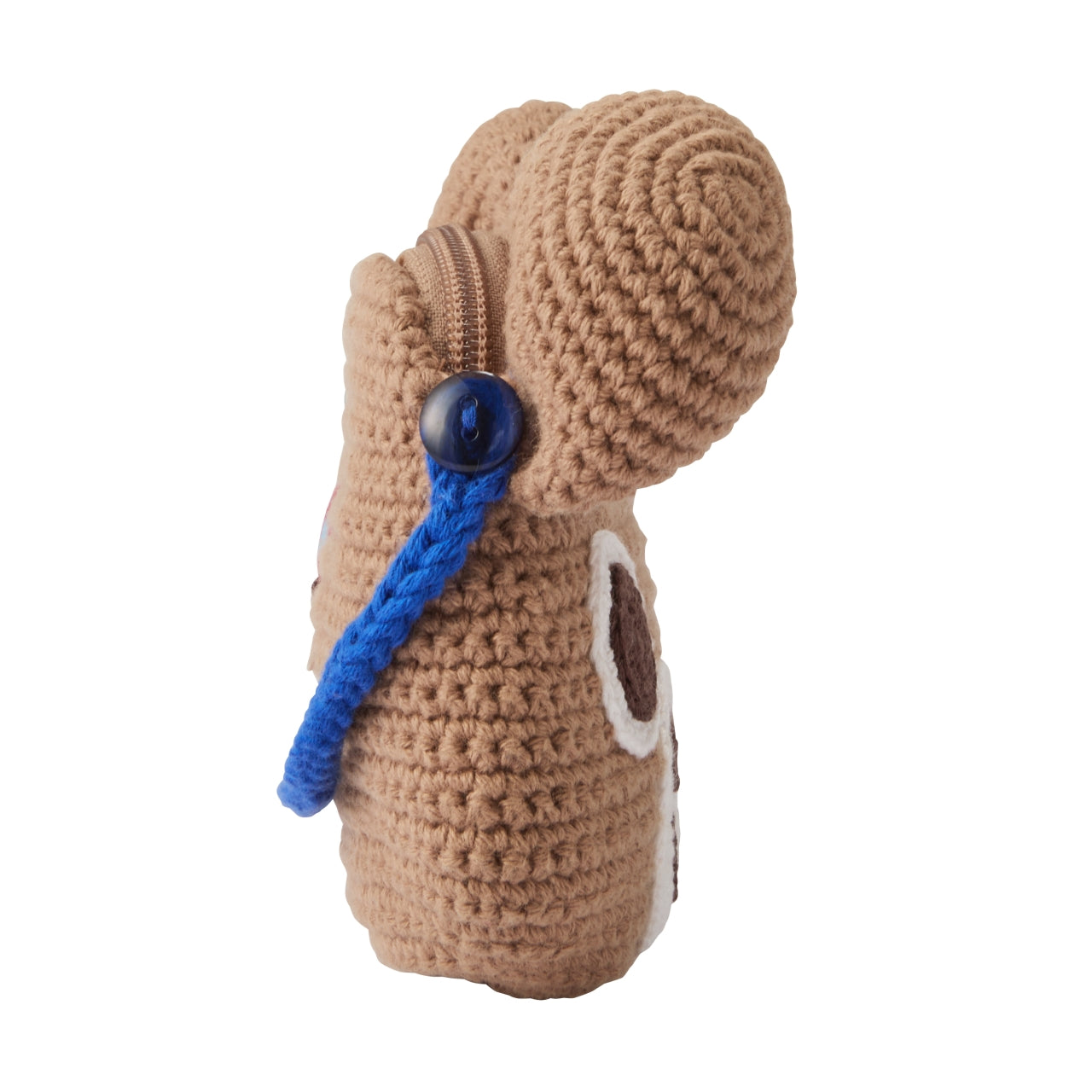 Artisanal Hand-Knitted Pucchi Bear Shoulder Pouch