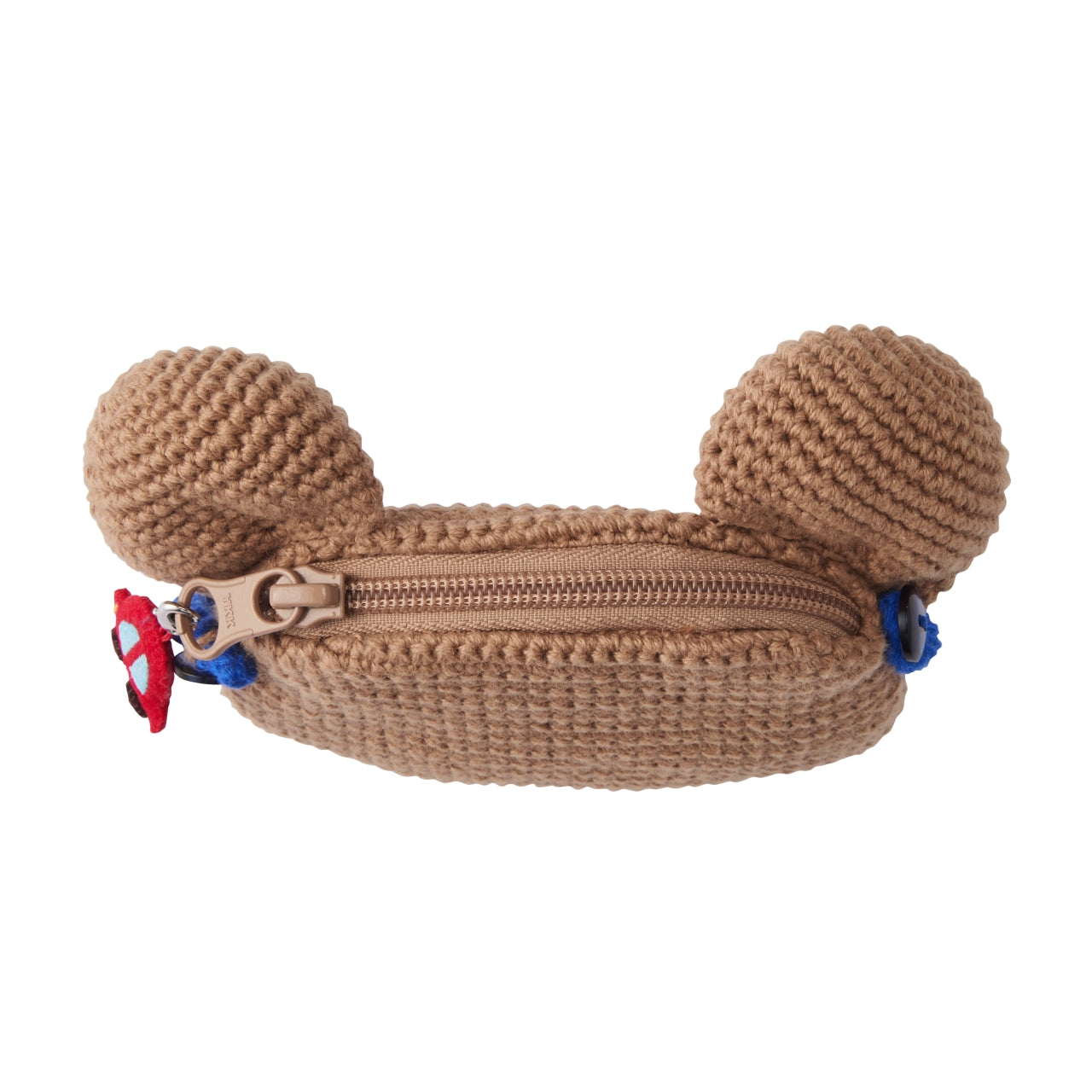 Artisanal Hand-Knitted Pucchi Bear Shoulder Pouch