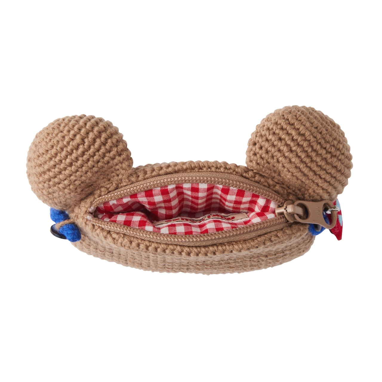 Artisanal Hand-Knitted Pucchi Bear Shoulder Pouch