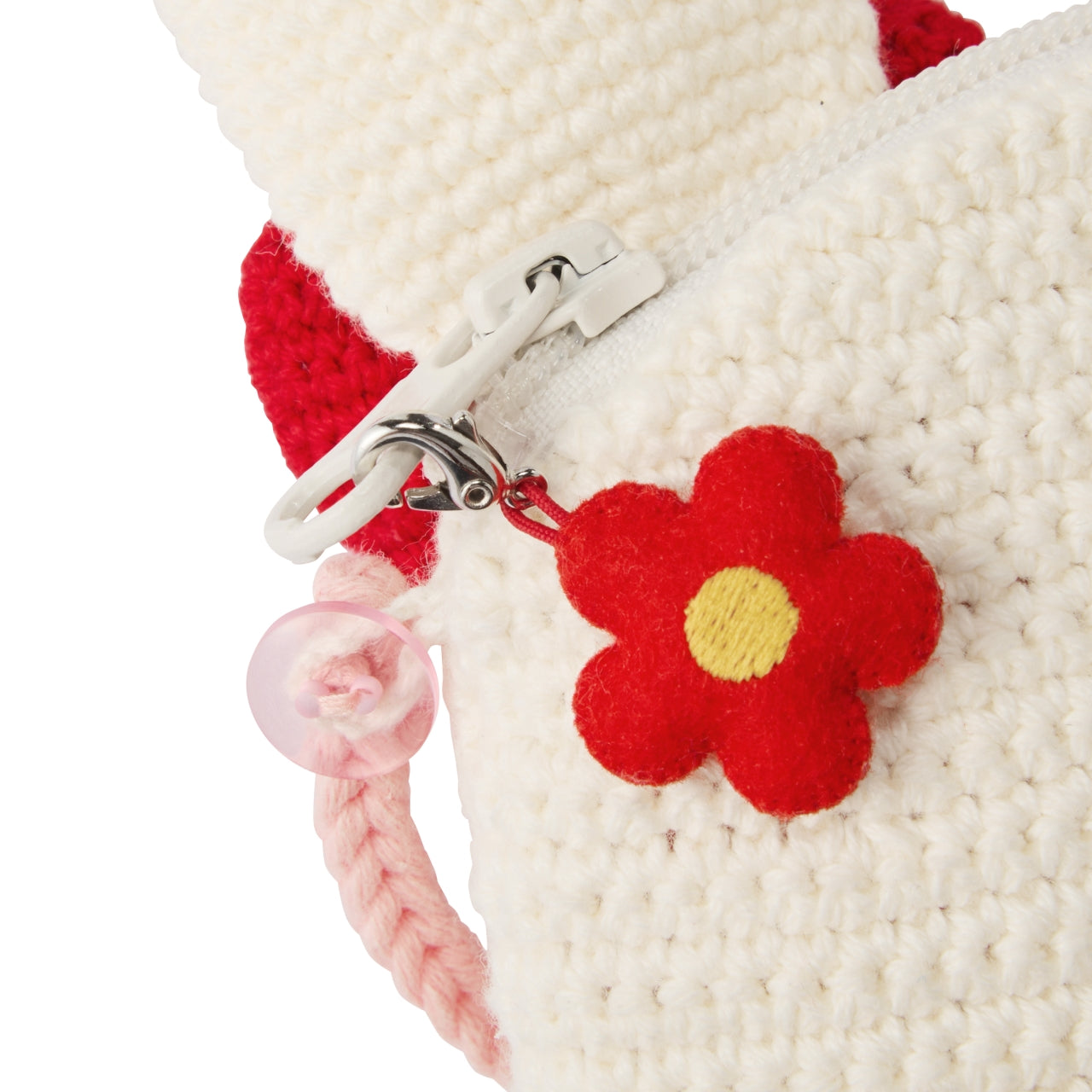 Artisanal Hand-Knitted Usako Shoulder Pouch