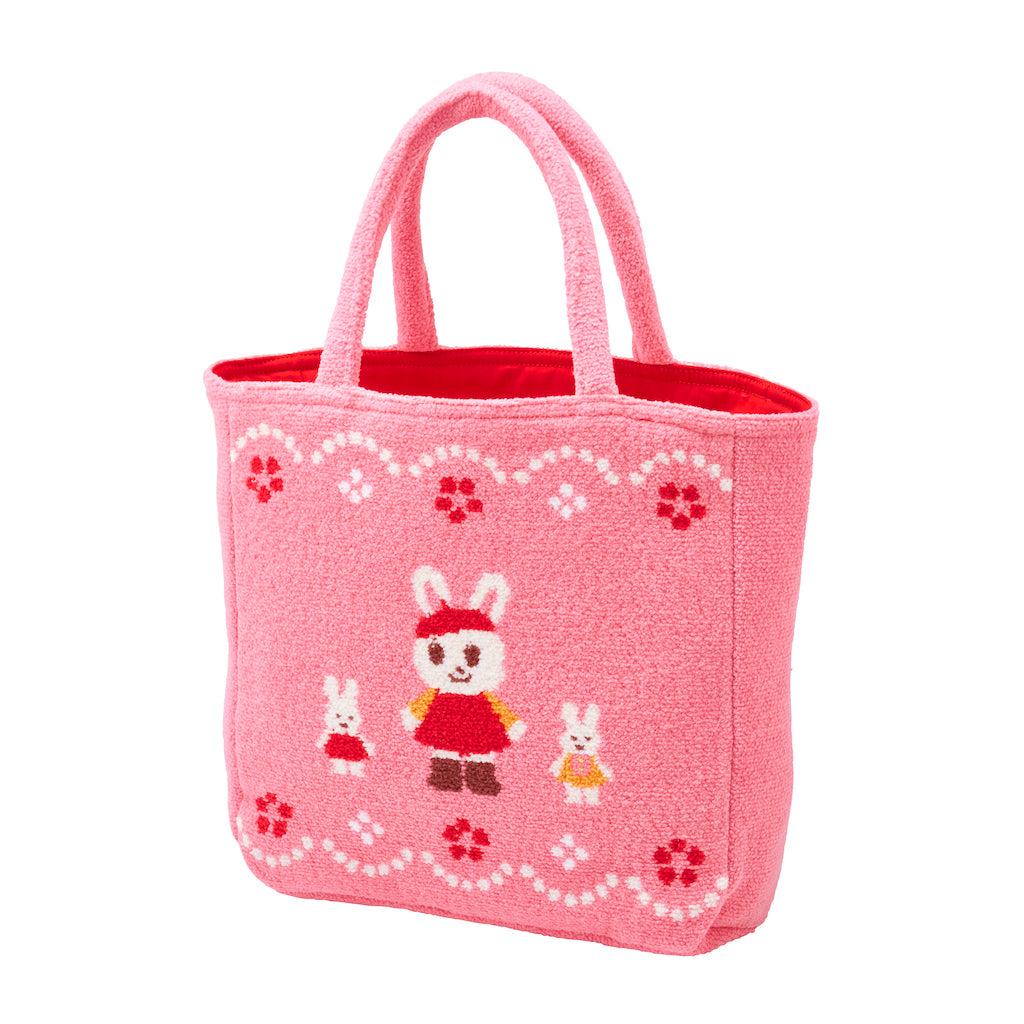Usako Bunny Chenille Tote Bag