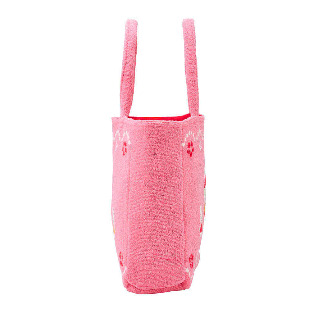 Usako Bunny Chenille Tote Bag