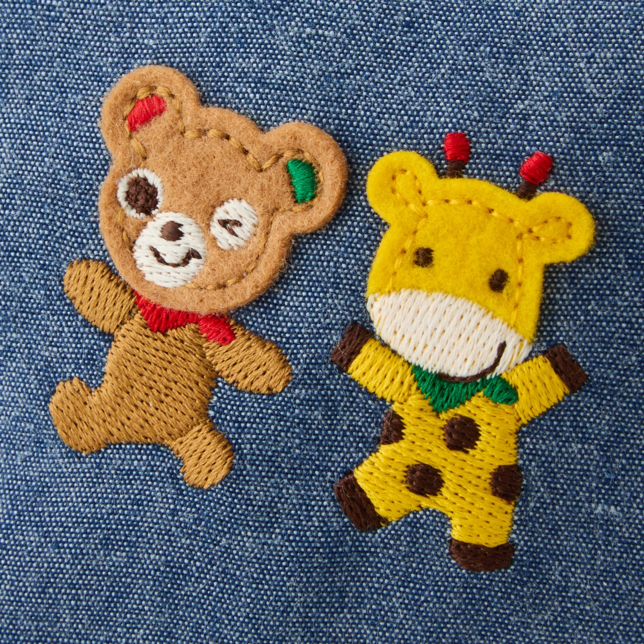 MIKI HOUSE Character Denim-Style Baby Cap