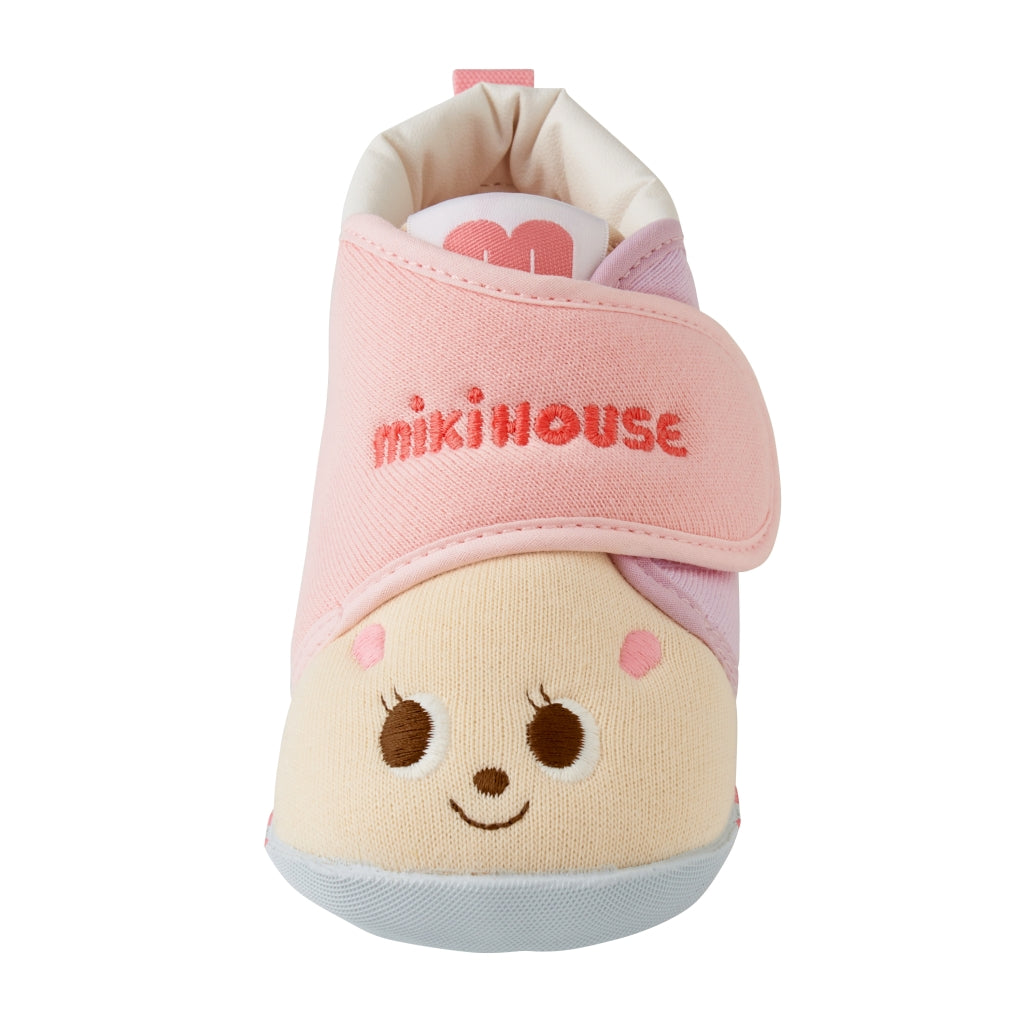 Plush First Walker Shoes - Rosy Pink