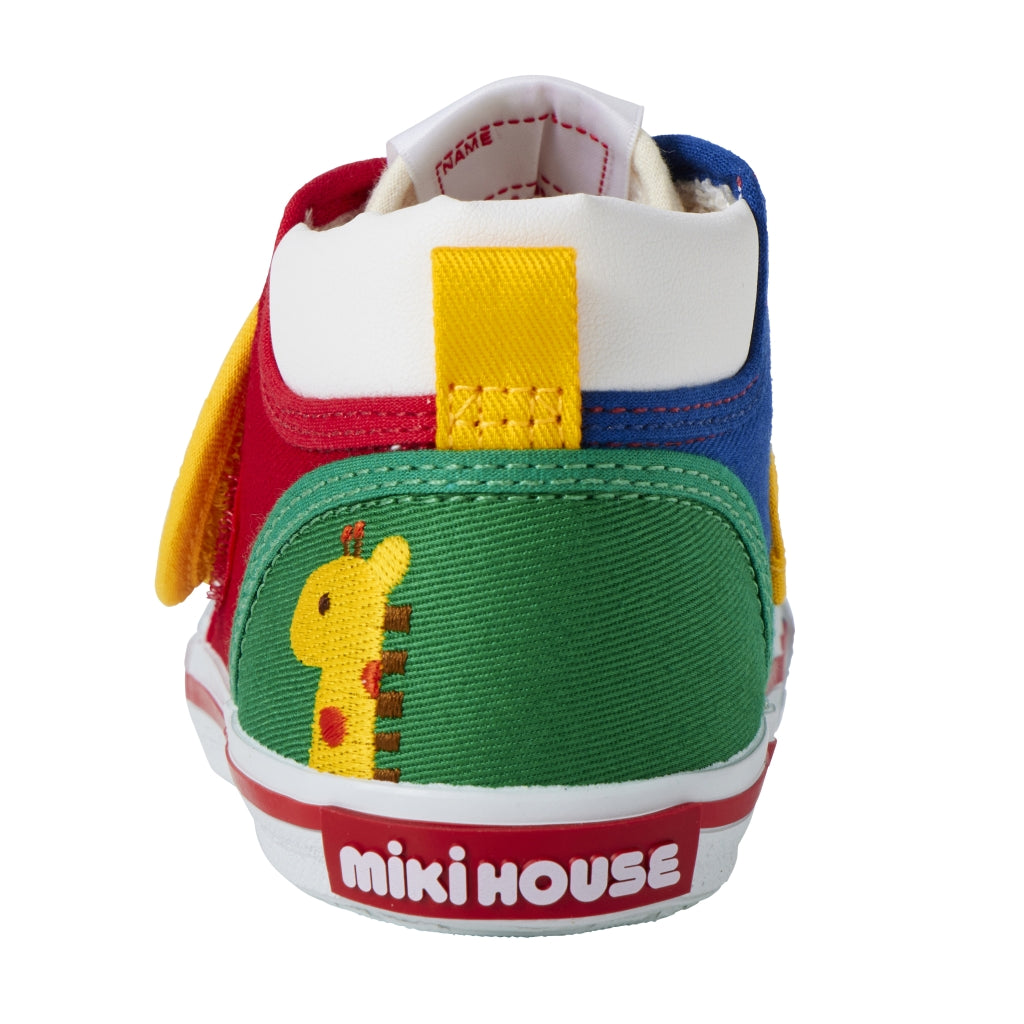 Classic MIKI HOUSE Bear Canvas Second Shoes