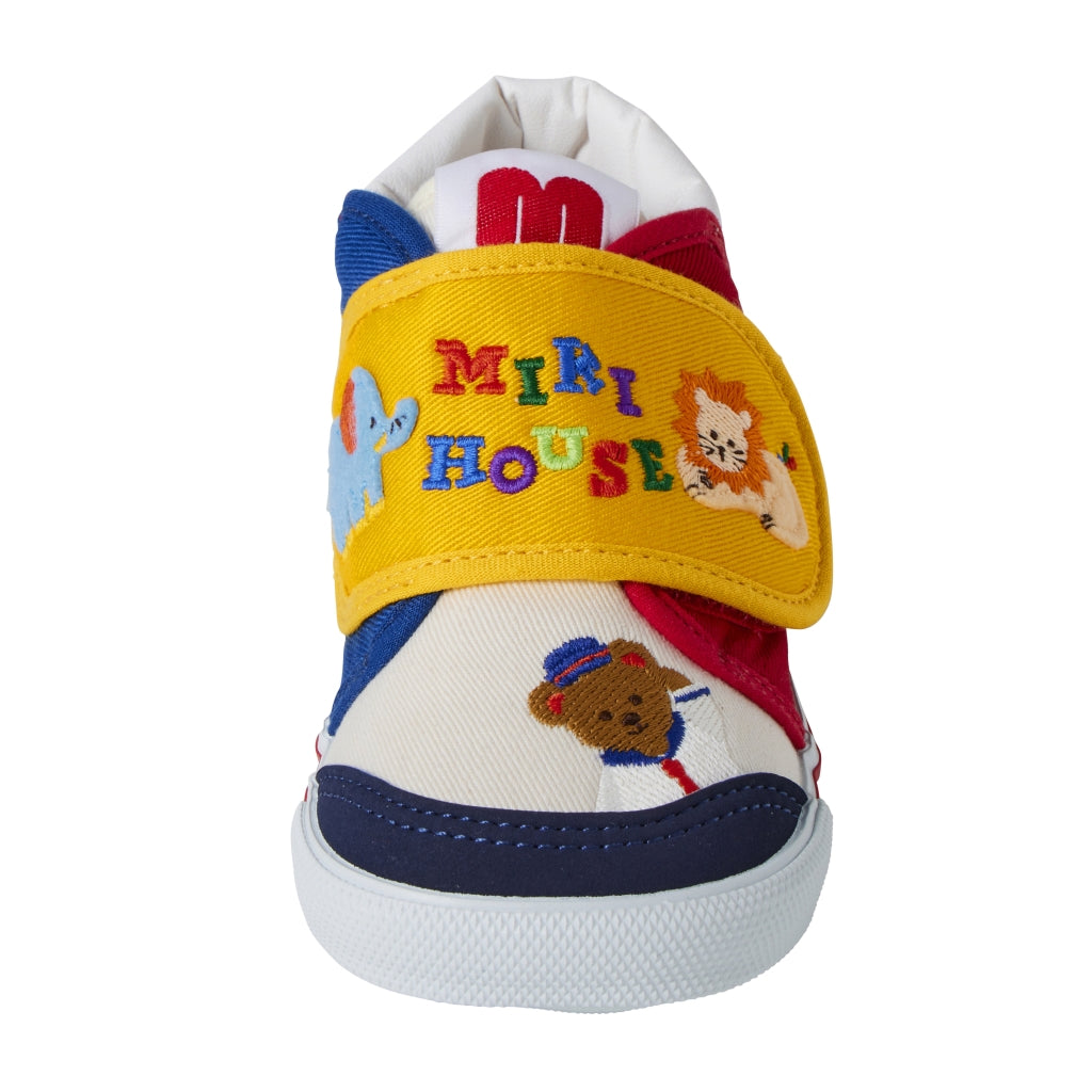 Classic MIKI HOUSE Bear Canvas Second Shoes