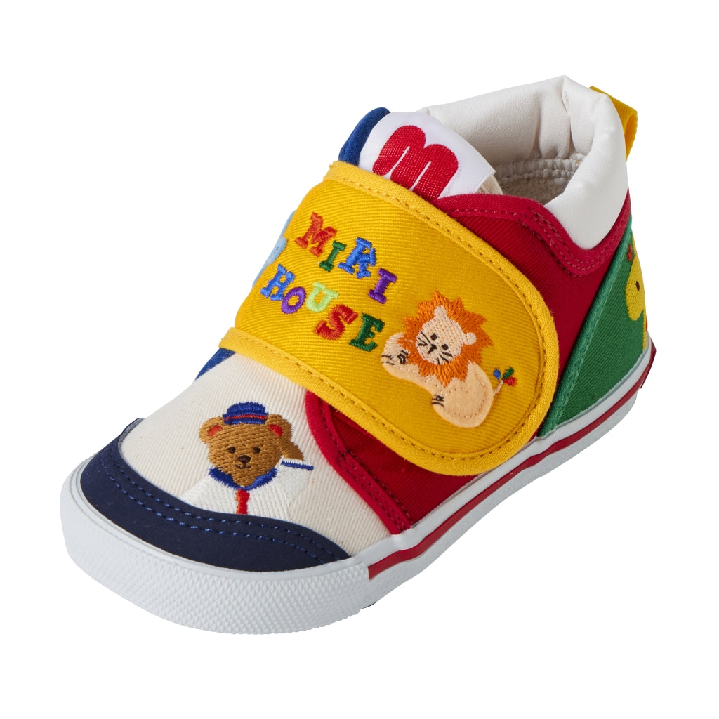 Classic MIKI HOUSE Bear Canvas Second Shoes