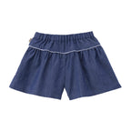 Silhouette Bear Embroidered Culottes