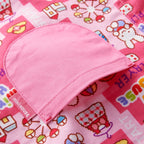 Jumper skirt with retro video game-style print