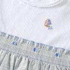 Plaid Cut Jacquard Docking Dress