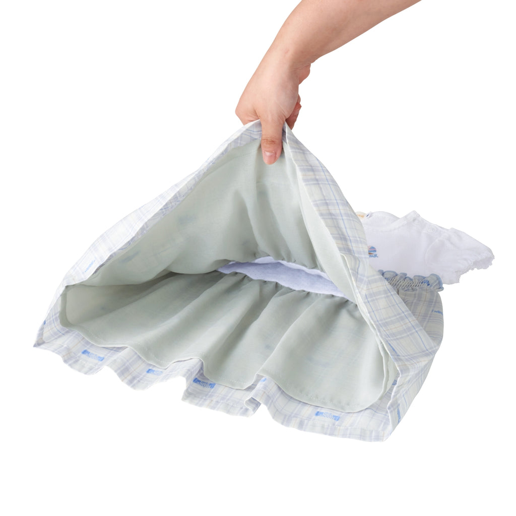 Plaid Cut Jacquard Docking Dress