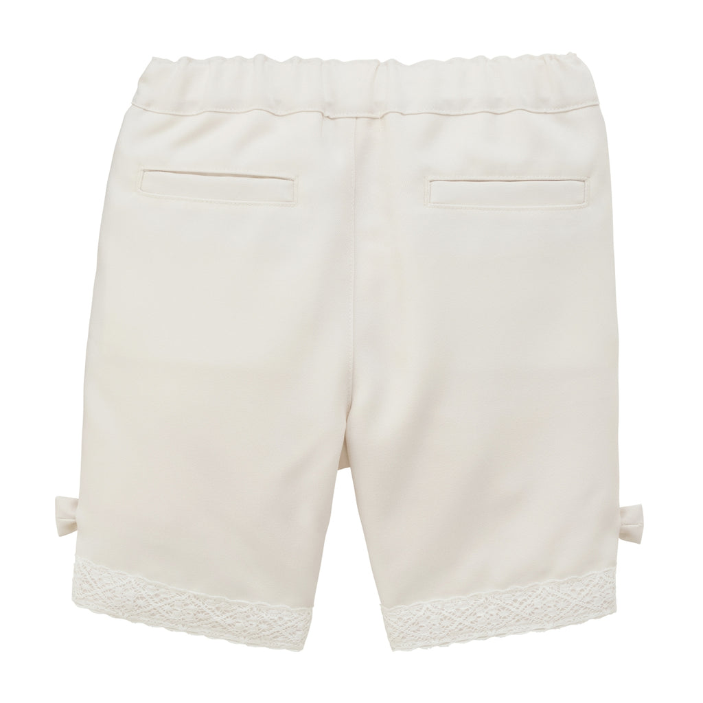 Lace-Trimmed Bear Shorts