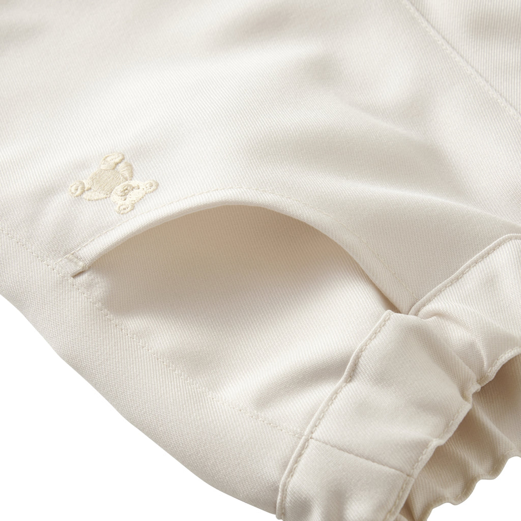 Lace-Trimmed Bear Shorts