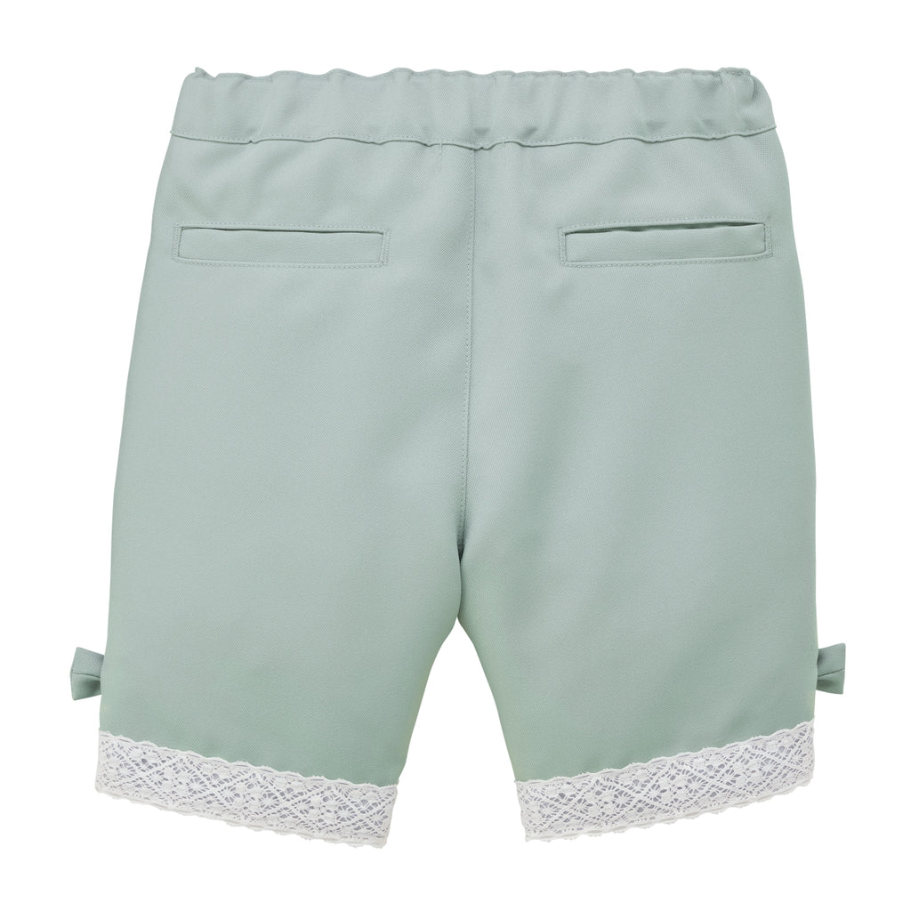Lace-Trimmed Bear Shorts