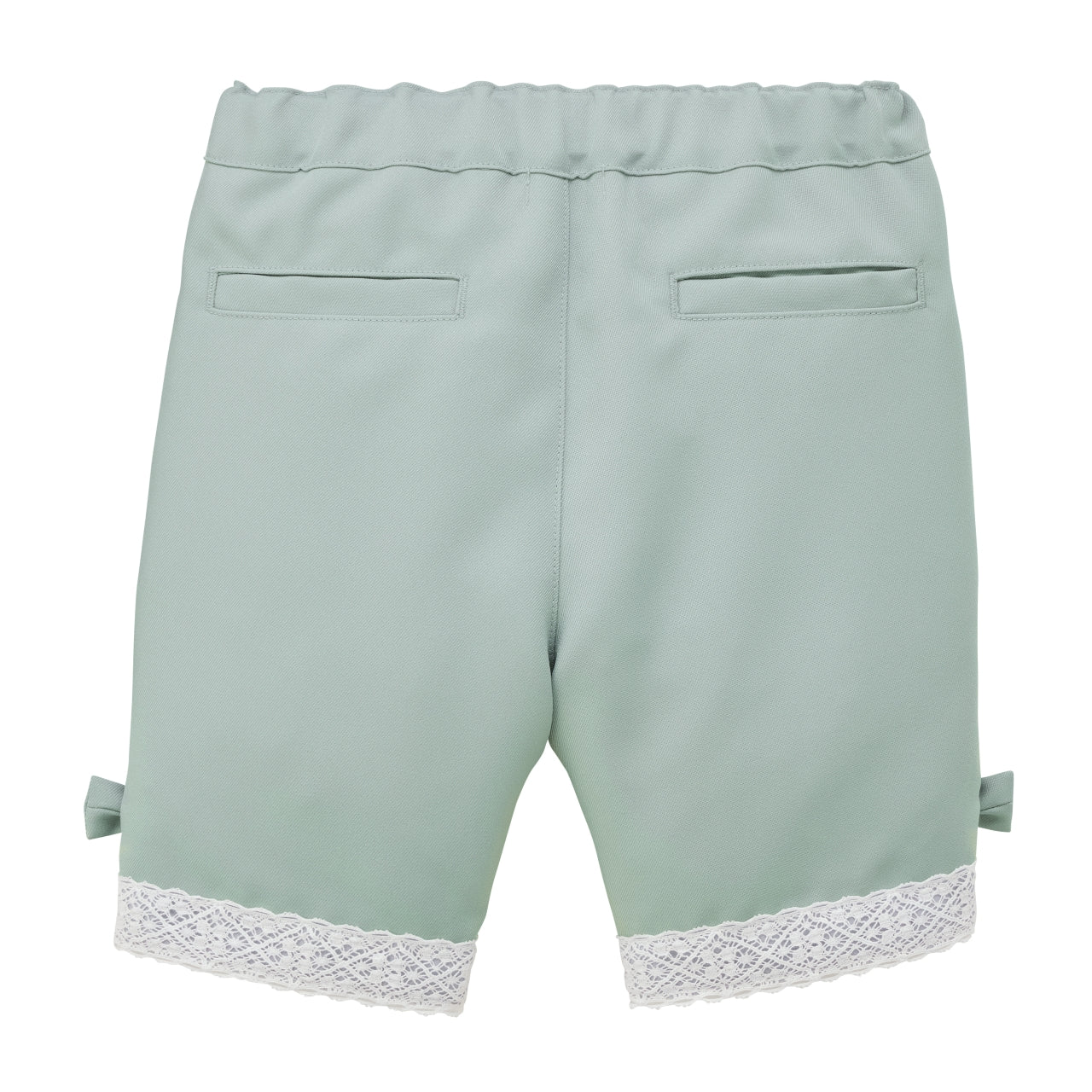 Lace-Trimmed Bear Shorts