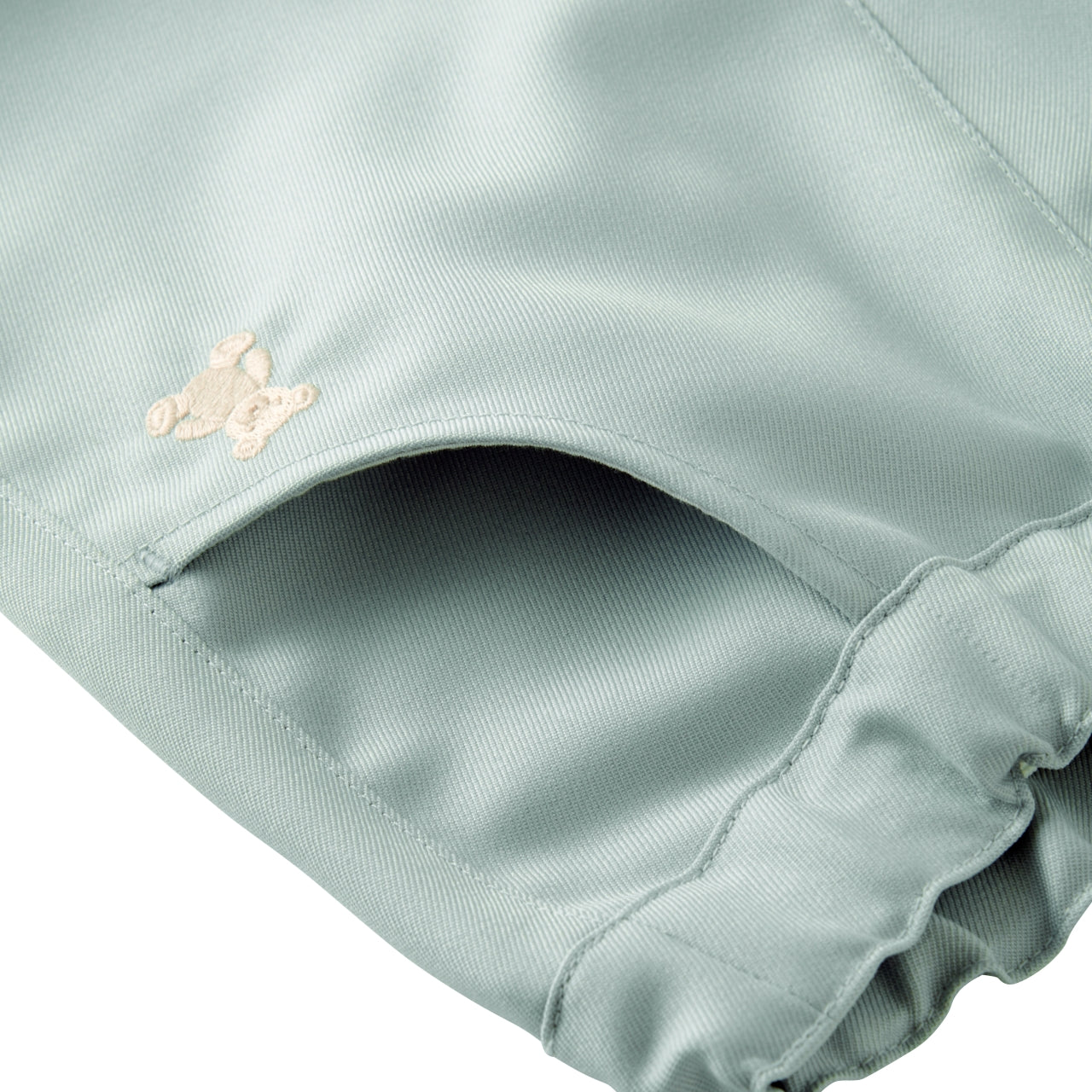 Lace-Trimmed Bear Shorts