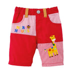 Sailor Bear Cotton Twill Capri Pants